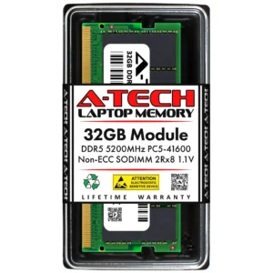 Memoria RAM  A-Tech DDR5 SODIMM 32GB 5200MHz